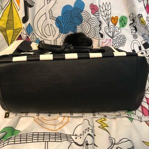 Betsey Johnson black and white tote.
